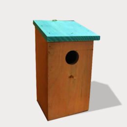 Wooden bird house,nest and cage size 12x 12x 23cm 06-0008 gmtpet.shop