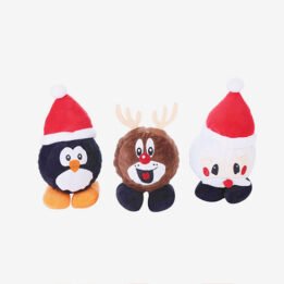 Plush Pet Dog Christmas Series Set Cute Dolls Bite Toy Funny Pet Chewing Toy For Dog Pupy Cat Washable Dog Play Supplies gmtpet.shop