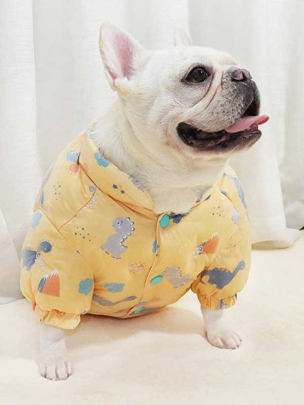 GMTPET French fighting cotton clothes French fighting winter clothes thickened a winter cute tiger fat dog short body bulldog clothes 107-222037 gmtpet.shop