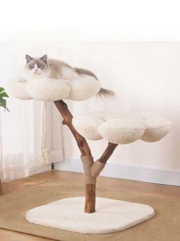 OEM natural trunk cat scratching post sisal wool cat tree 105-44021
