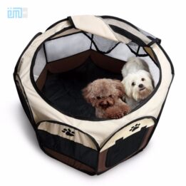 Foldable Portable Soft Sided 600D Oxford Cloth Indoor and Outdoor Dog Cat Playpen Pet Playpen with 8 Panels 06-0237 Pet products factory wholesaler, OEM Manufacturer & Supplier gmtpet.shop