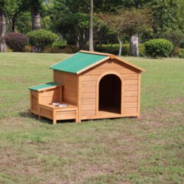 Novelty Custom Made Big Dog Wooden House Outdoor Cage gmtpet.shop