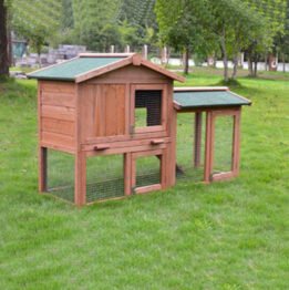 Outdoor Wooden Pet Rabbit Cage Large Size Rainproof Pet House 08-0028 gmtpet.shop