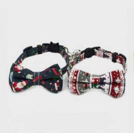 Dog Bow Tie Christmas: New Christmas Pet Collar 06-1301 gmtpet.shop
