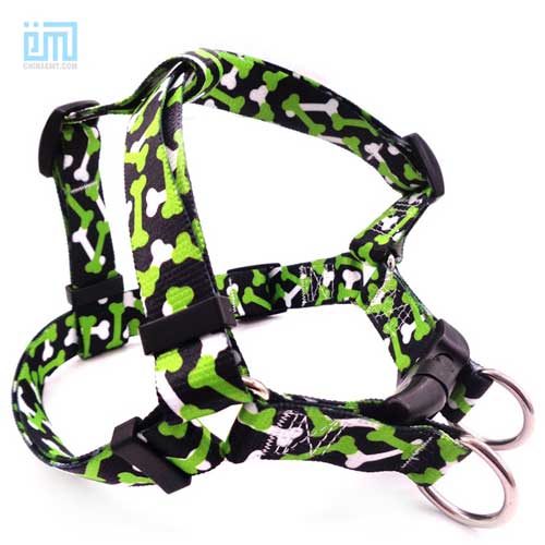 Wholesale cute military printing fabric tactical pet dog harness 06-1476-(E)