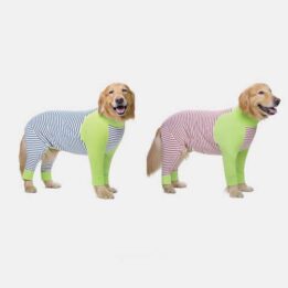 Wholesale Summer Pet Clothing Striped Clothes For Big Dogs Four Legs gmtpet.shop