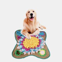 Newest Design Puzzle Relieve Stress Slow Food Smell Training Blanket Nose Pad Silicone Pet Feeding Mat 06-1271 gmtpet.shop