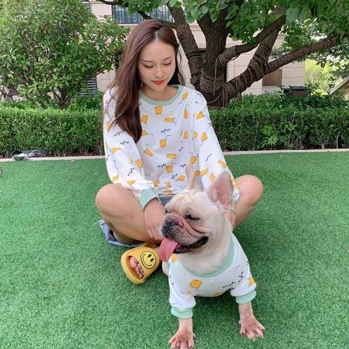 Pure Cotton Dog Vest Patterns Designer Matching Dog and Human Pet Clothes 06-0496 OEM ODM Pet Products Factory, Manufacturer, Supplier, Agent In China gmtpet.shop Pure Cotton Dog Vest Patterns Designer Matching Dog and Human Pet Clothes-06-0496