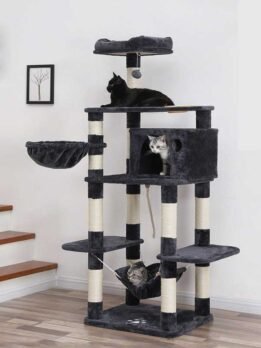 Multi-Layer Large Cat Climbing Frame Cat Villa Cat House Cat Nest Cat Tree 105-33070 gmtpet.shop
