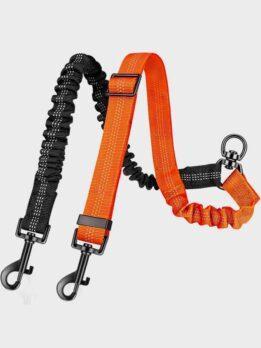 Manufacturers of direct sales of large dog telescopic elastic one support two anti-high quality dog leash 109-237011 gmtpet.shop