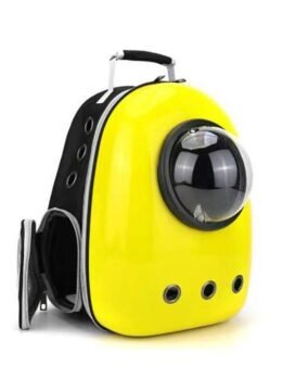 Yellow upgraded side opening cat backpack 103-45013 gmtpet.shop