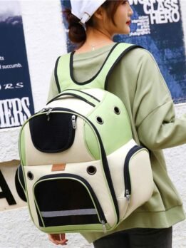 Oxford cloth pet backpack backpack cat school bag breathable cat backpack 103-45089 gmtpet.shop